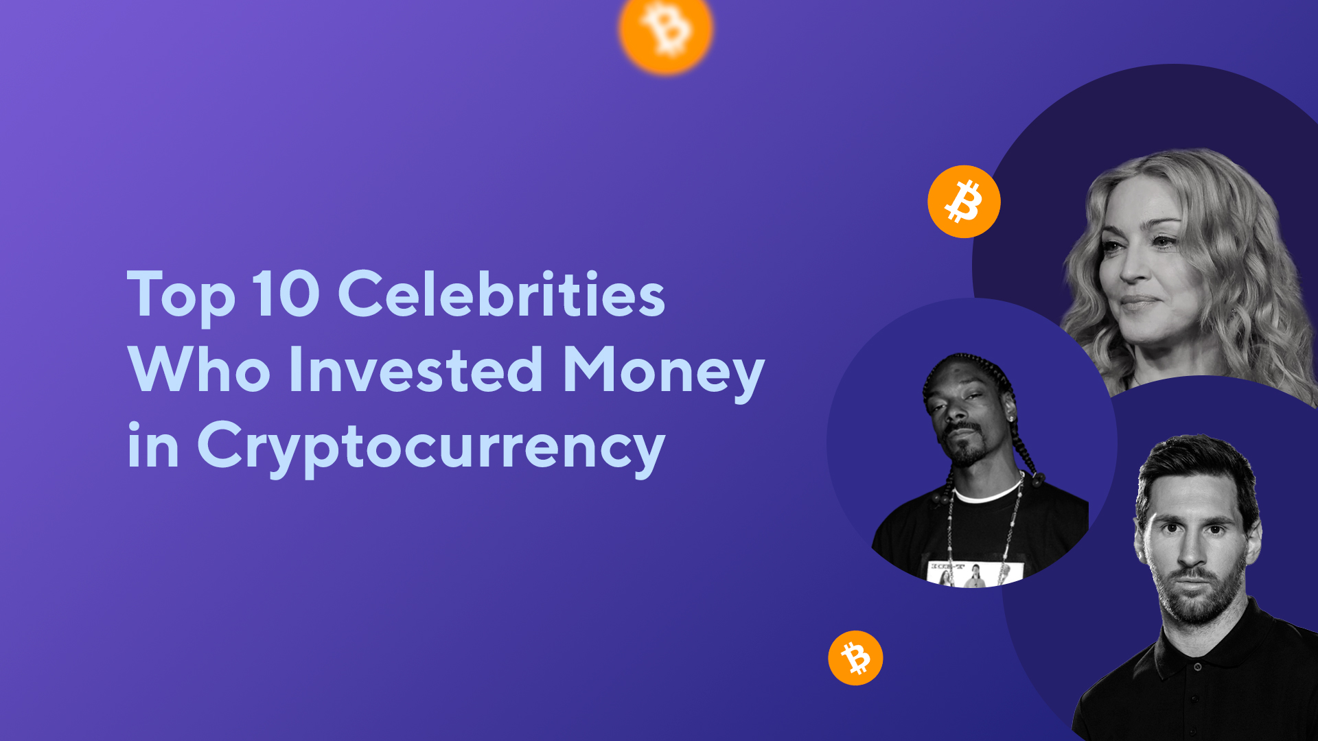 Top 10 Celebrities Who Invested Money in Cryptocurrency