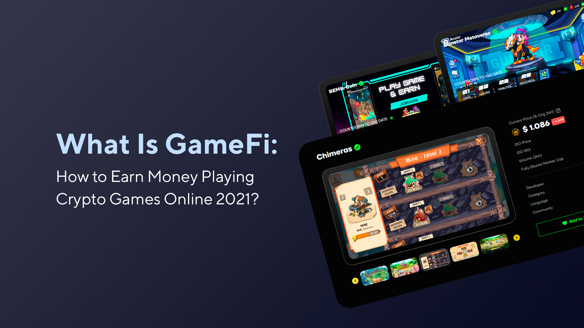 What Is GameFi: How to Earn Money Playing Crypto Games Online 2022?
