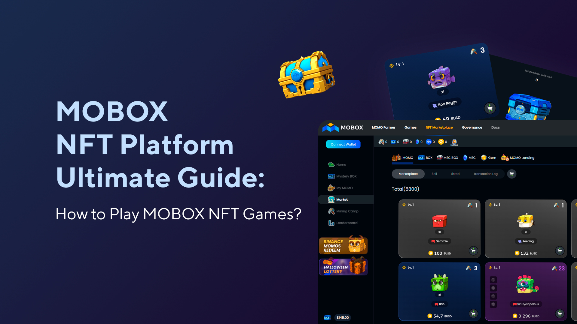 MOBOX NFT Platform Ultimate Guide: How to Play MOBOX Games?