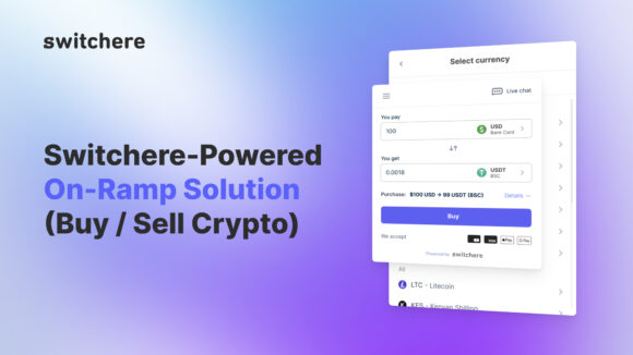 Switchere-Powered On-Ramp Solution (Buy / Sell Crypto)